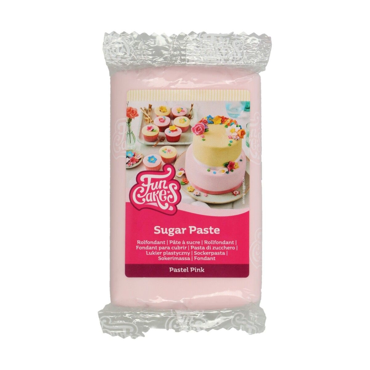 Pâte à sucre rose 250g