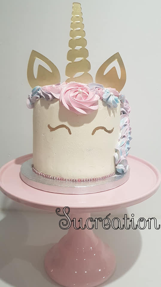 Patisdécor - Cake Topper Joyeux Anniversaire Thème Licorne - Les